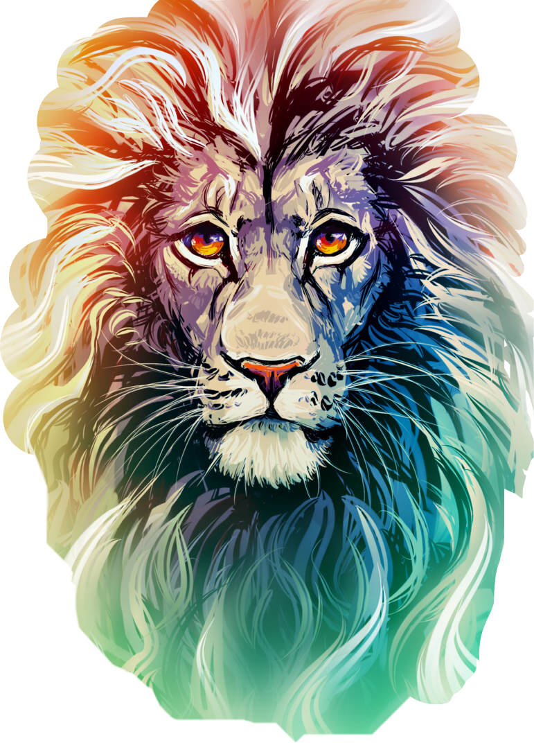 771x1072 Lion Watercolor Freetoedit - Lion Watercolor