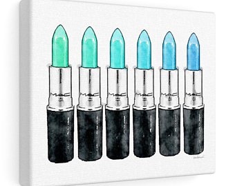 340x270 Lipstick Watercolor Etsy - Lipstick Watercolor