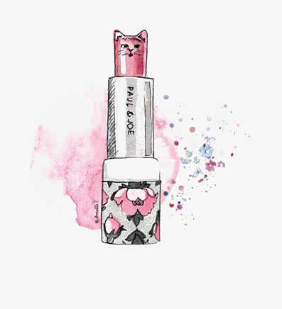 397x436 Hand Painted Watercolor Lipstick, Watercolor Clipart, Lipstick - Lipstick Watercolor
