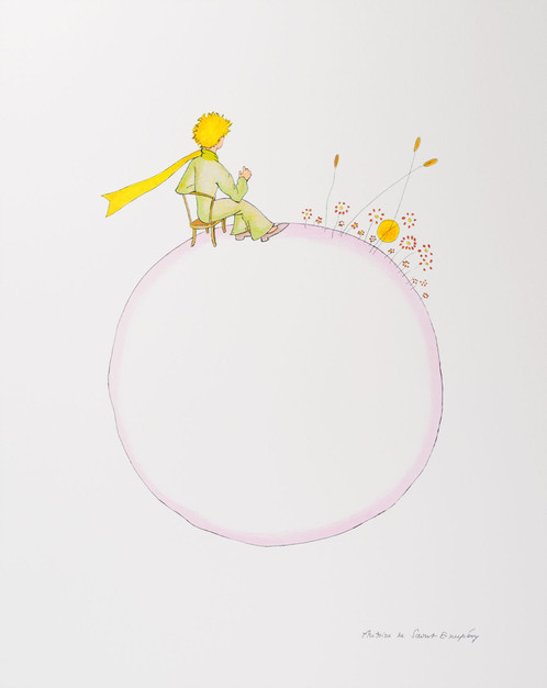 498x626 Saint - Little Prince Watercolor
