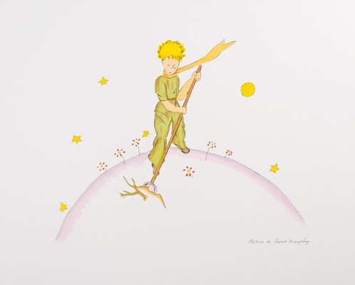 498x401 Saint - Little Prince Watercolor