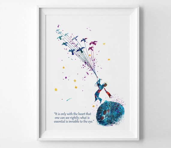 Little Prince Watercolor at PaintingValley.com | Explore collection of ...