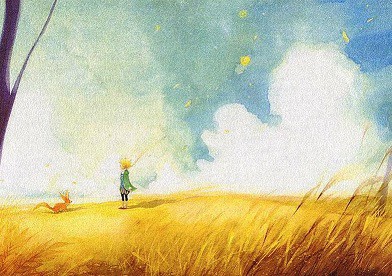 392x276 The Little Prince Sheds Light On Social Networks Alban Jarry - Little Prince Watercolor