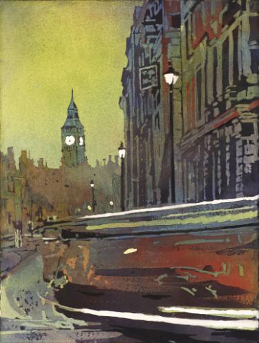 375x497 London Watercolor Paintings For Sale Saatchi Art - London Watercolor Paintings