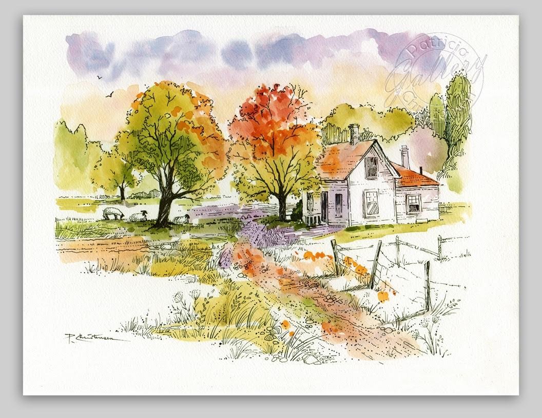 1056x816 Loose Watercolor Pen Amp Ink - Loose Watercolor