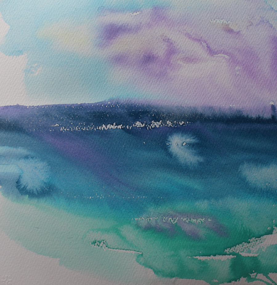 900x927 Loose Watercolor Landscapes For Beginners Olga Peregood - Loose Watercolor