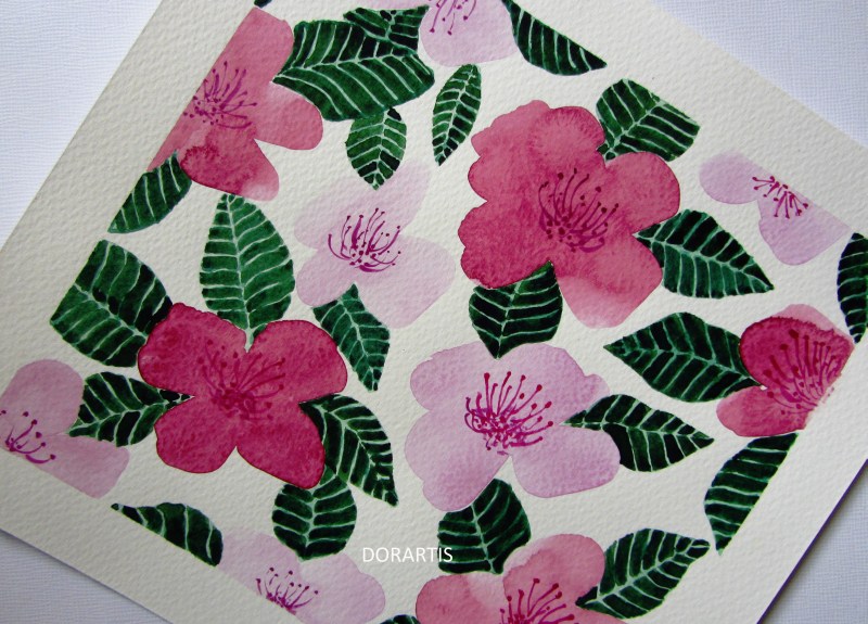 800x575 Loose Watercolor Flowers - Loose Watercolor Flowers