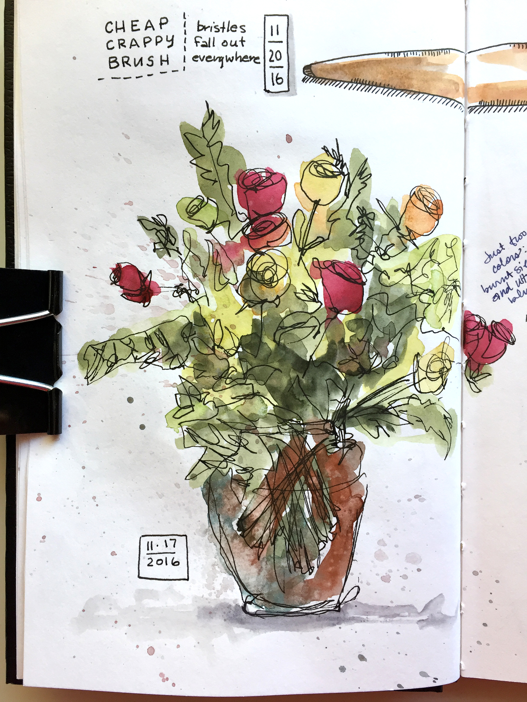 1800x2400 Loose And Sketchy Watercolor Flowers Amy Lamp - Loose Watercolor Flowers