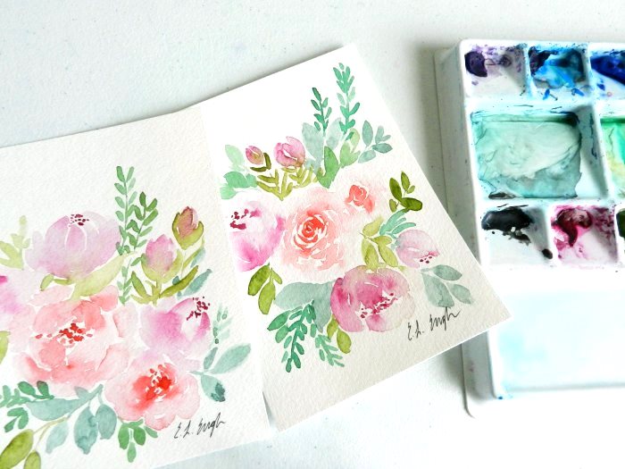 700x525 Elise Engh Studios Loose Watercolor Florals - Loose Watercolor Flowers