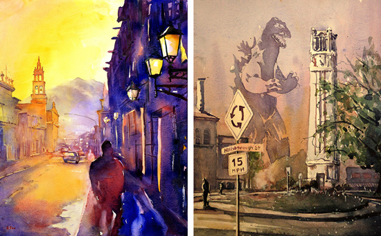 550x341 Jan 28 - Loose Watercolor Painting