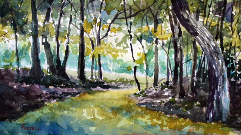 800x450 12 Watercolor Painting Tips - Loose Watercolor Painting