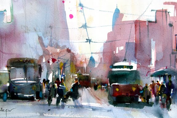 575x384 Downstairs Creations Great Loose Watercolors - Loose Watercolor Painting