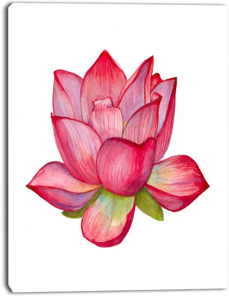 465x600 Souq Design Art Pink Lotus Watercolor Illustrationflower Artwork - Lotus Watercolor