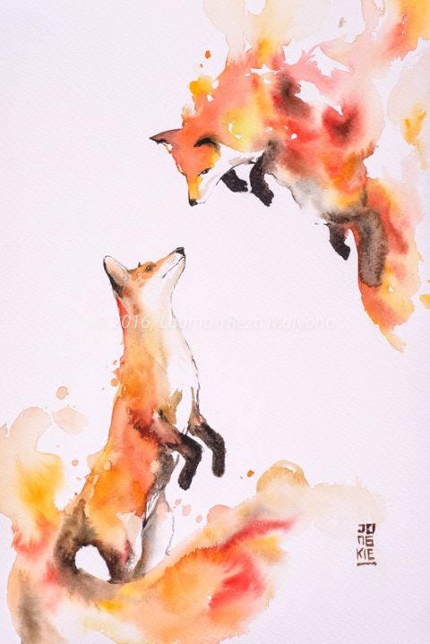 480x719 Image Of Hot Love By Luqman Reza Mulyono (Jongkie) Wonderful - Love Watercolor