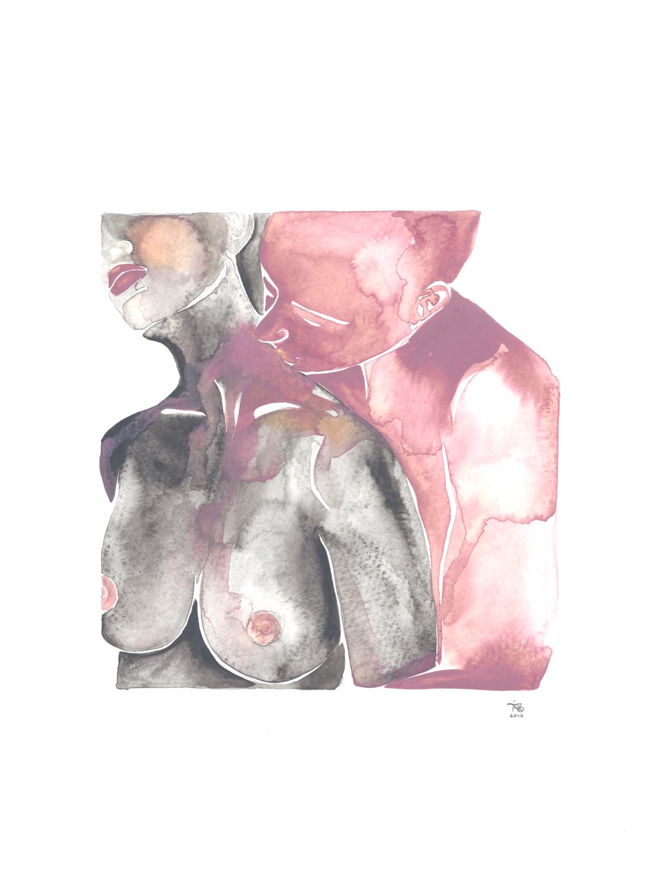 952x1280 Make Love - Love Watercolor