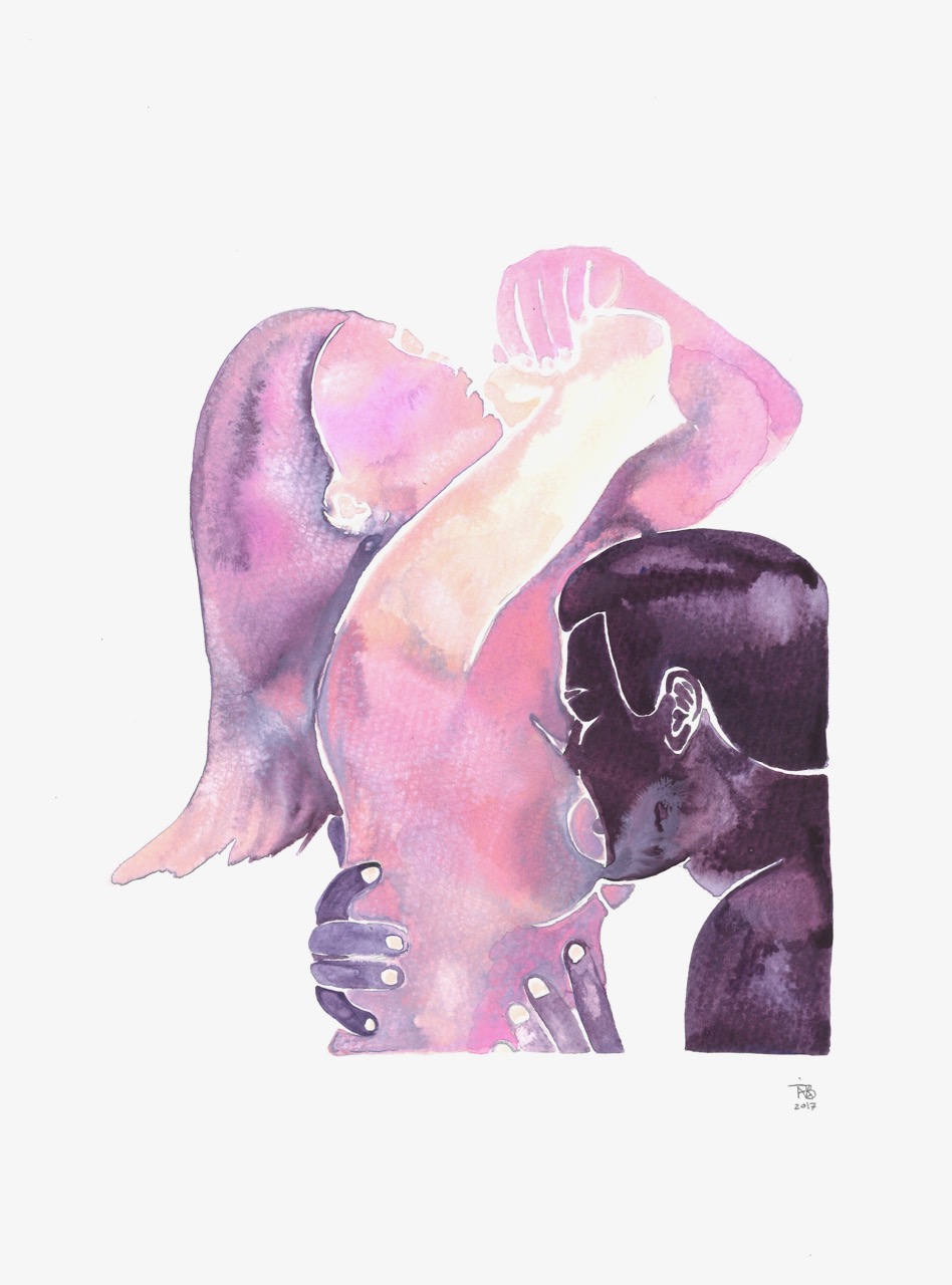 948x1280 Make Love - Love Watercolor