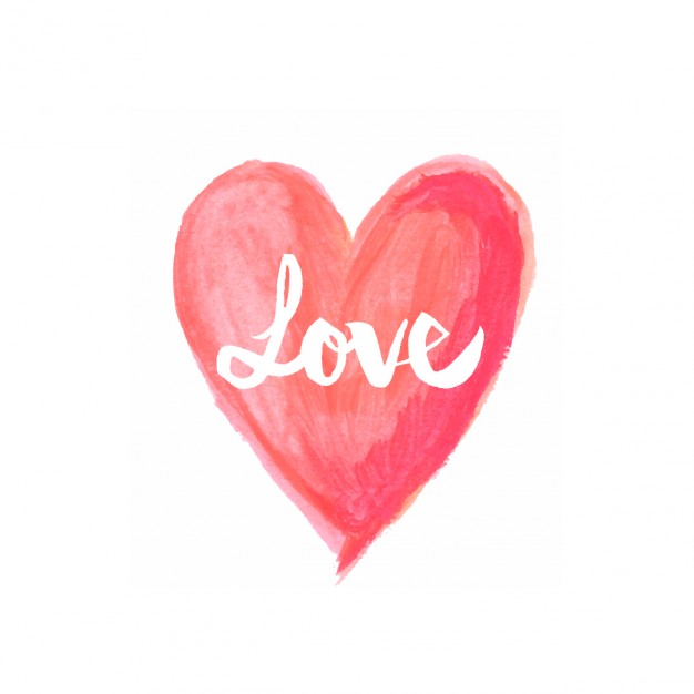 626x626 Watercolor Love Background Vector Free Download - Love Watercolor