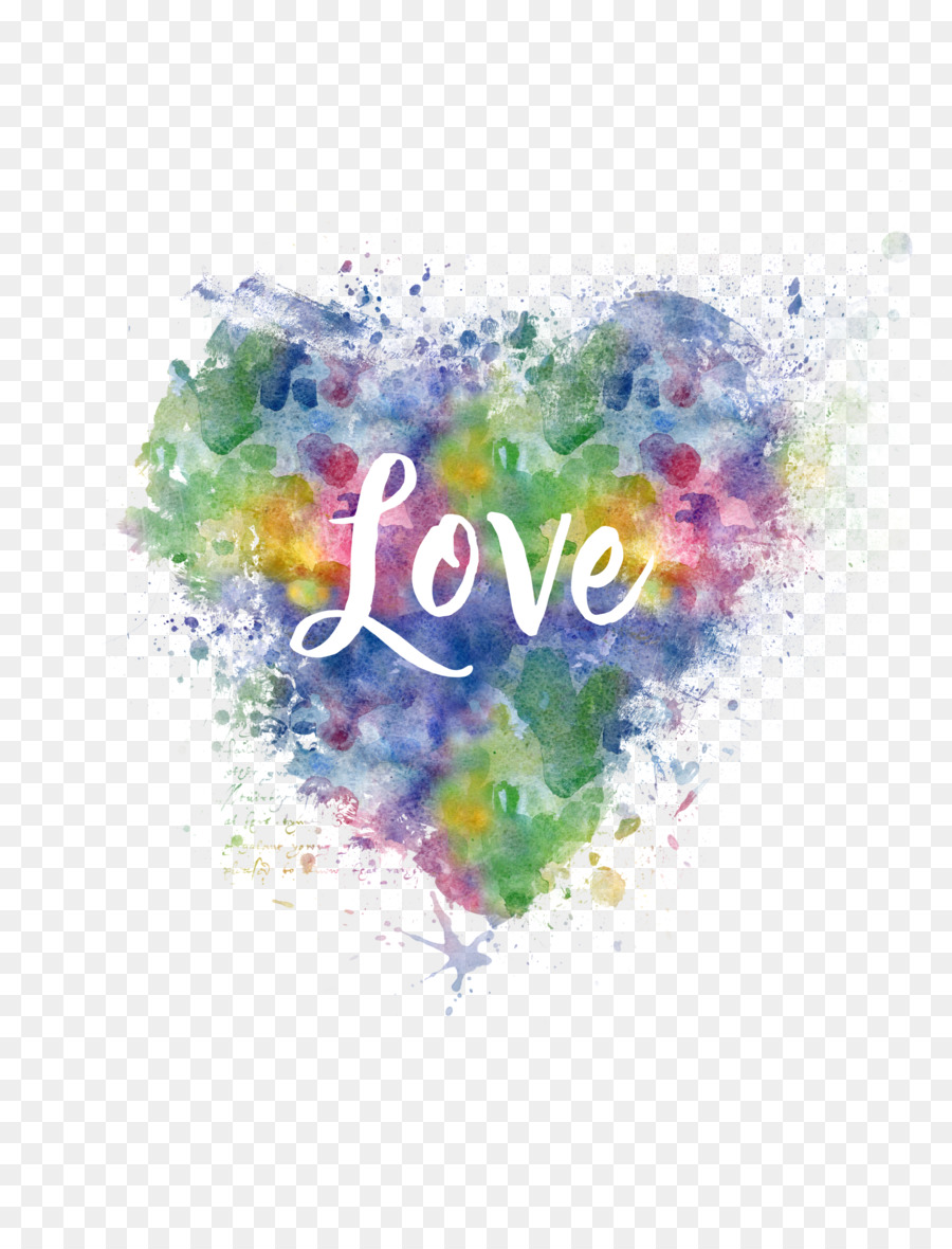 900x1180 Watercolor Painting Heart Love - Love Watercolor Painting