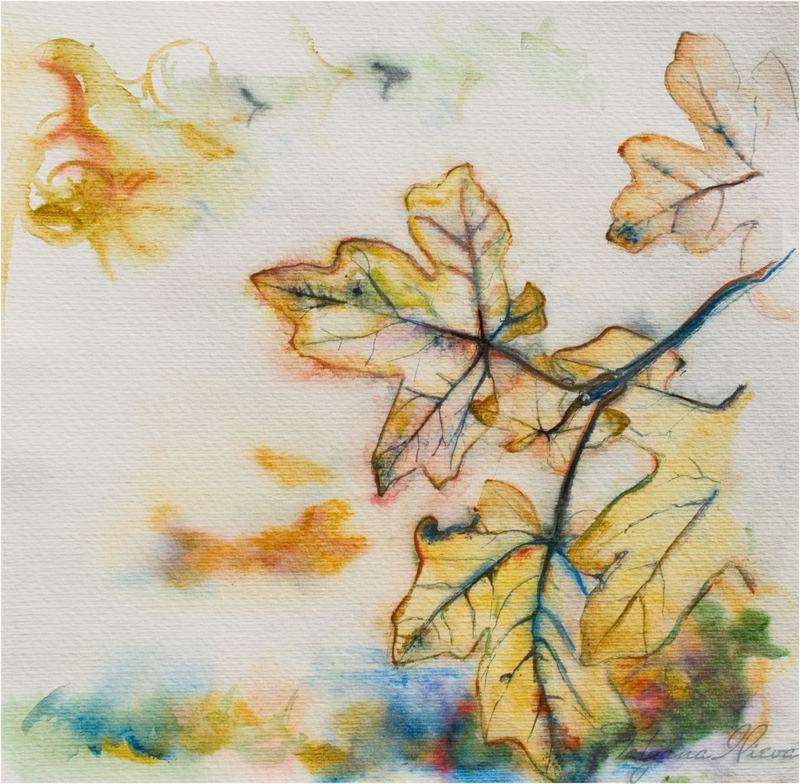 800x784 Autumn Love Watercolor Paintings Amp Oil Paintings For Sale By - Love Watercolor Painting