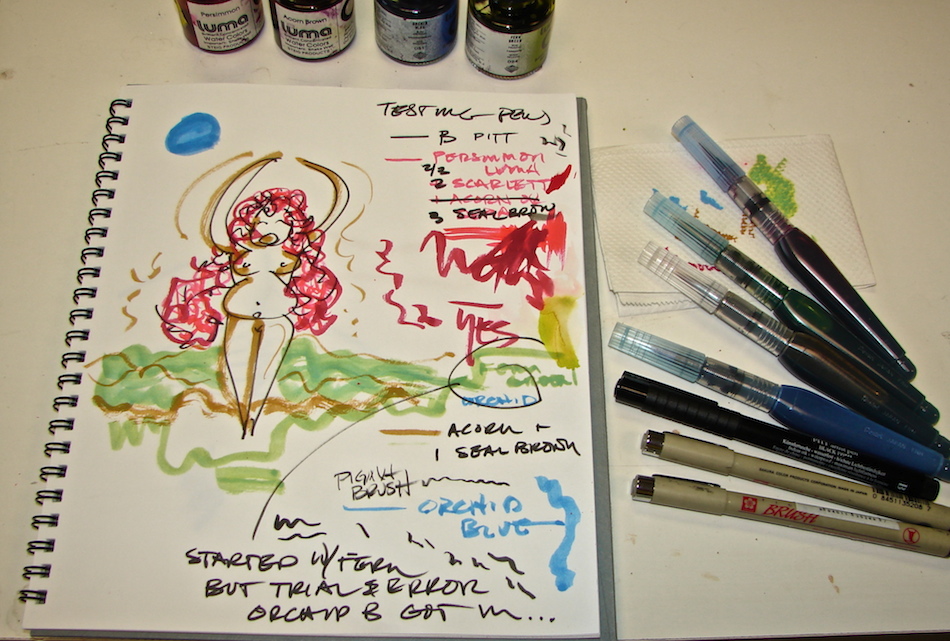 950x641 Process Loading My Waterbrushes . . . D.katie Powell Art - Luma Watercolor