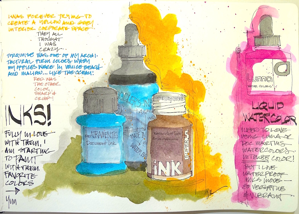 1050x754 Gratitude Journal Ink! D.katie Powell Art - Luma Watercolor