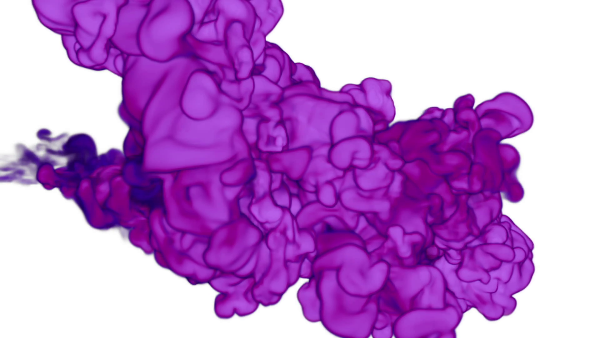 1920x1080 Seamless Animation Of Color Painting Or Watercolor Splatter And - Luma Watercolor Ink