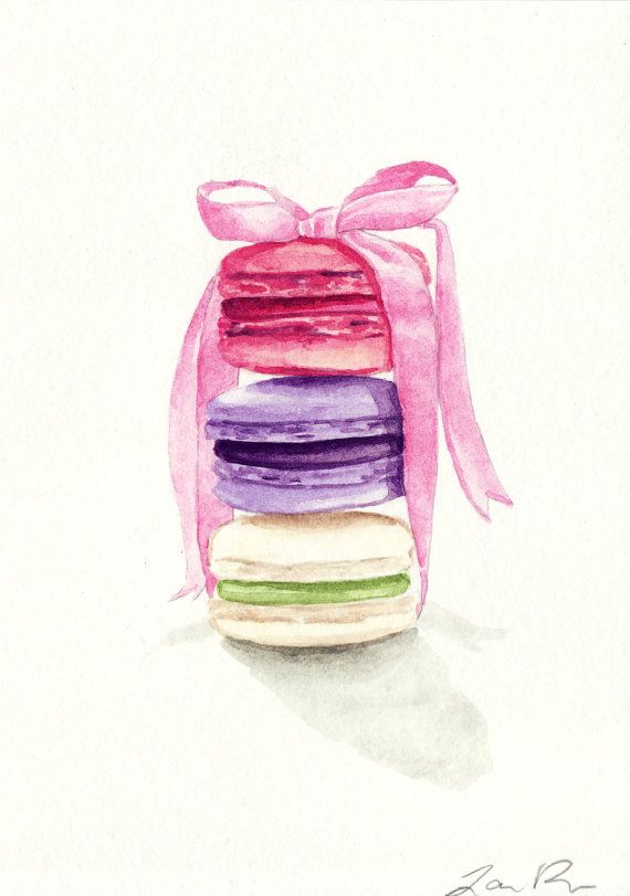570x811 Pastel Watercolor Hearts Tumblr - Macaron Watercolor