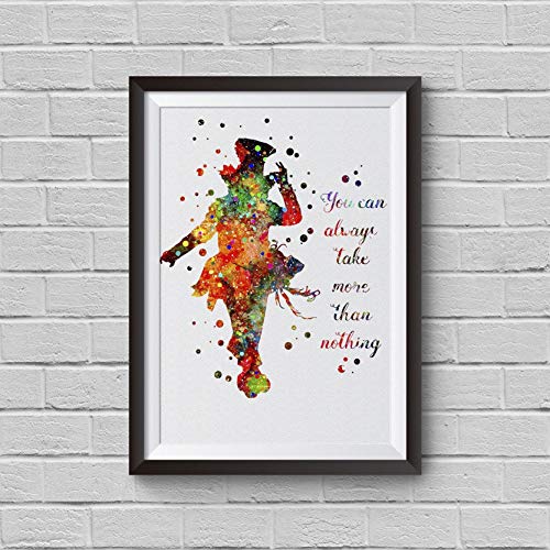 500x500 Mad Hatter Watercolor Print Alice In Wonderland Poster - Mad Hatter Watercolor