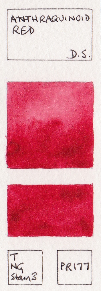 353x1011 Red Watercolour Swatches - Magenta Watercolor