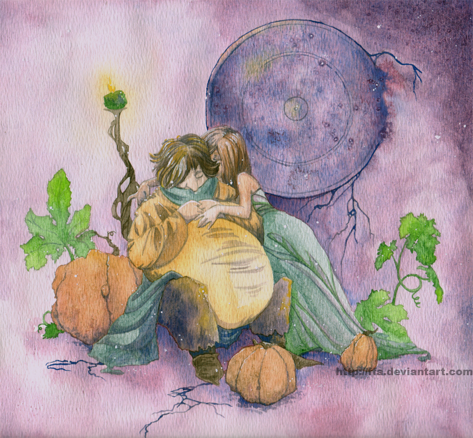 679x628 Pumpkin Magic Watercolor By Ffa - Magic Watercolor