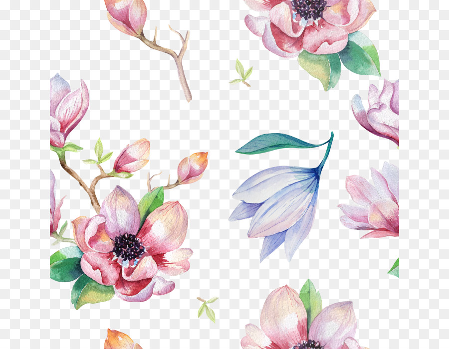 900x700 Watercolor Painting Magnolia Flower Drawing - Magnolia Flower Watercolor