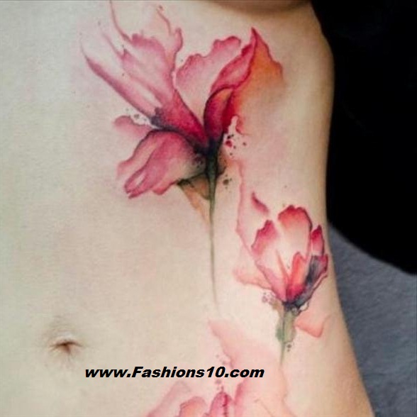 588x588 Images Of Magnolia Watercolor Tattoo - Magnolia Watercolor Tattoo
