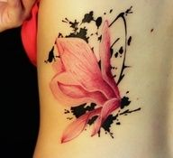 192x175 Magnolia Watercolor Tattoo My Style Pinboard - Magnolia Watercolor Tattoo