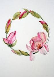 188x264 White Magnolia Watercolor Tattoos - Magnolia Watercolor Tattoo