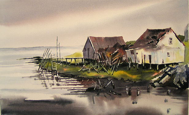 616x376 Watercolor Class With Tom Tiedeman - Maine Watercolor