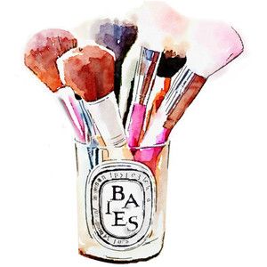 300x300 Makeup Watercolor Art - Makeup Watercolor