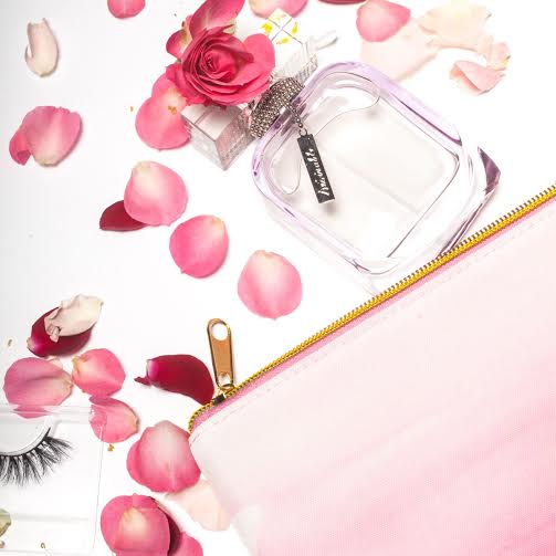 503x503 Soft Watercolor Makeup Bag { Pink } - Makeup Watercolor