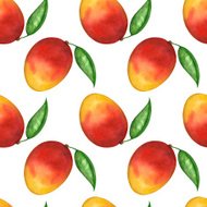 190x190 Watercolor Mango Premium Clipart - Mango Watercolor
