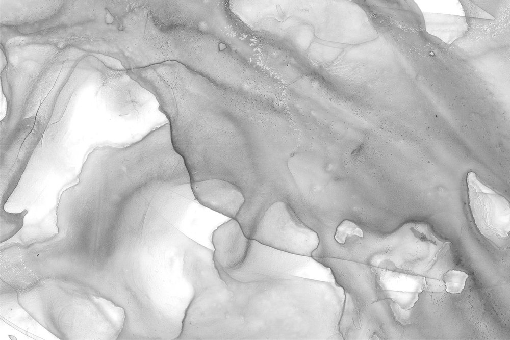 1000x667 Gray Marble B Watercolor Fine Art Print Black Crow Studios - Marble Watercolor