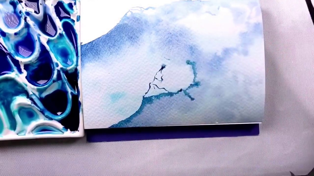 1280x720 Marble Watercolor Tutorial - Marble Watercolor