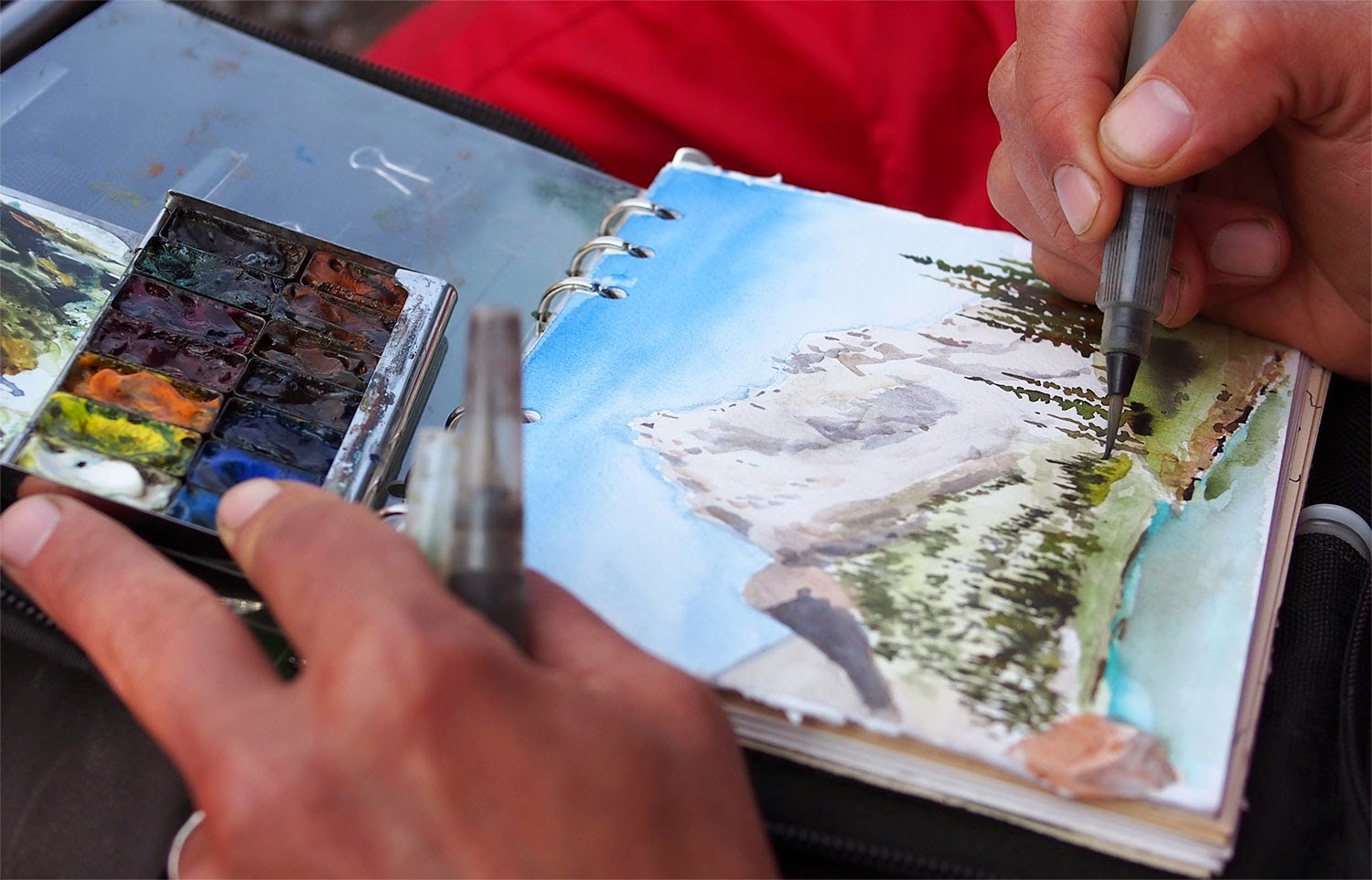 1500x962 Daniel Smith Bellevue Art Store Events Field Sketching With Ink - Maria Watercolor