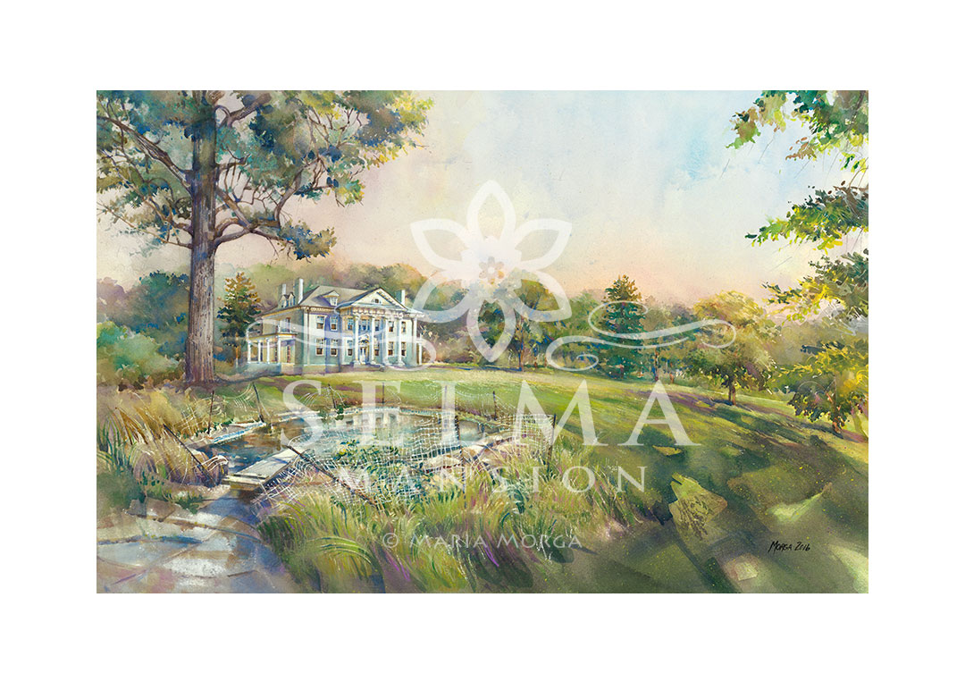1080x772 Maria Morga Watercolor Glicee Rebirth Selma Mansion - Maria Watercolor