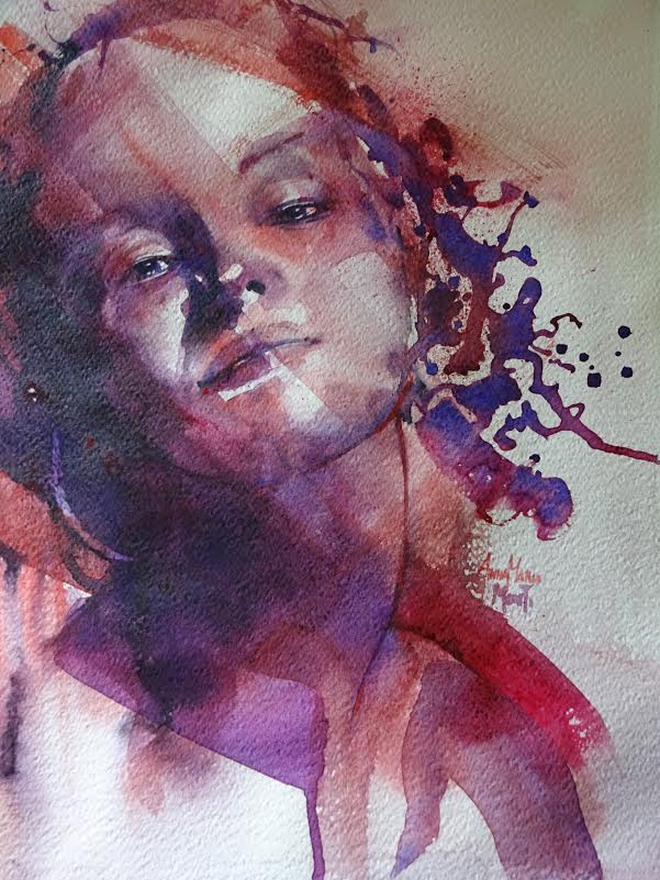 601x801 Watercolor International Iii Anna Maria Monti - Maria Watercolor