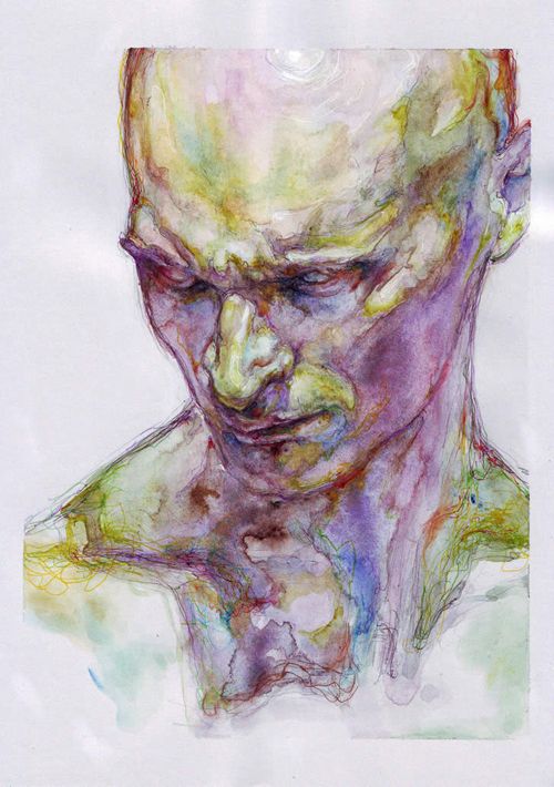 500x710 Watercolor Portrait Painting Watercolor Paintings By Maria - Maria Watercolor