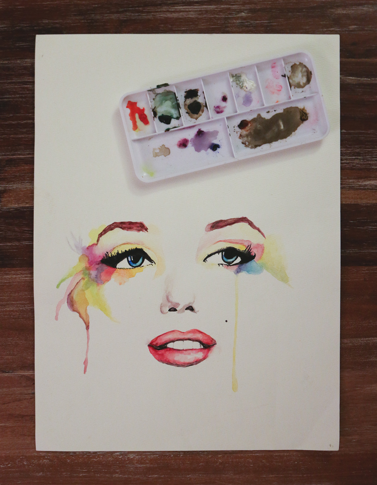 1200x1543 Marilyn Monroe Watercolor On Behance - Marilyn Monroe Watercolor
