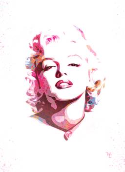 256x350 Marilyn Monroe - Marilyn Monroe Watercolor