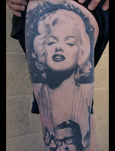 Marilyn Monroe Watercolor Tattoo at PaintingValley.com | Explore ...