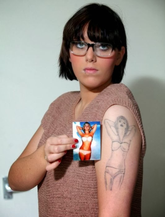 533x700 Monroe Tattoo ~ Damn Cool Pictures - Marilyn Monroe Watercolor Tattoo