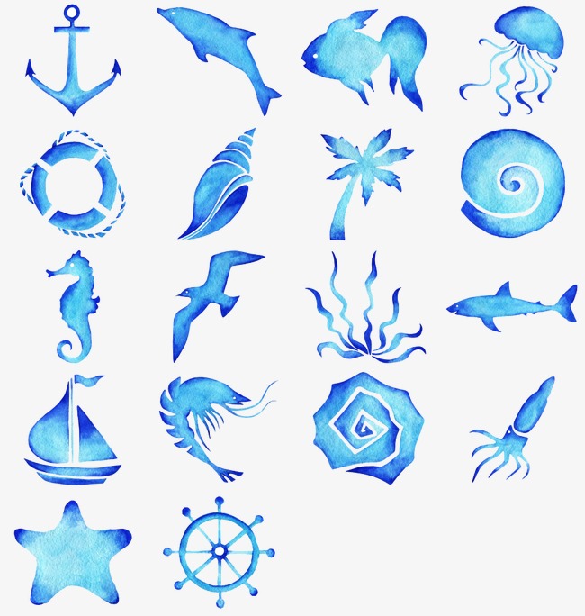 650x684 Marine Life, Watercolor, Ocean, Biological Png Image And Clipart - Marine Life Watercolor