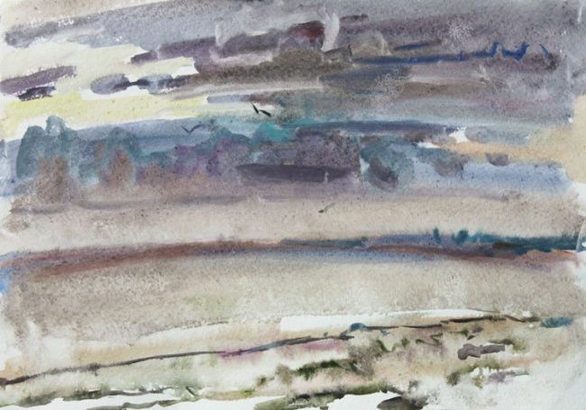 650x455 Marine Sky (Juliya Zhukova) - Marine Watercolor